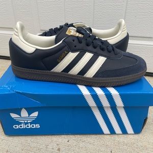 adidas OG Samba sneakers in navy and white